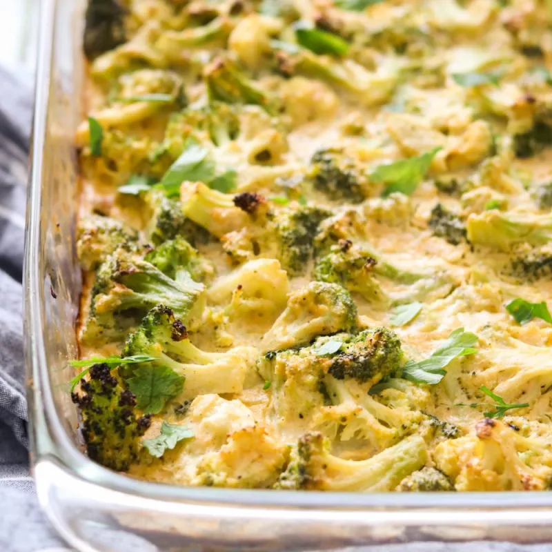 "Cheesy" Paleo Broccoli Casserole
