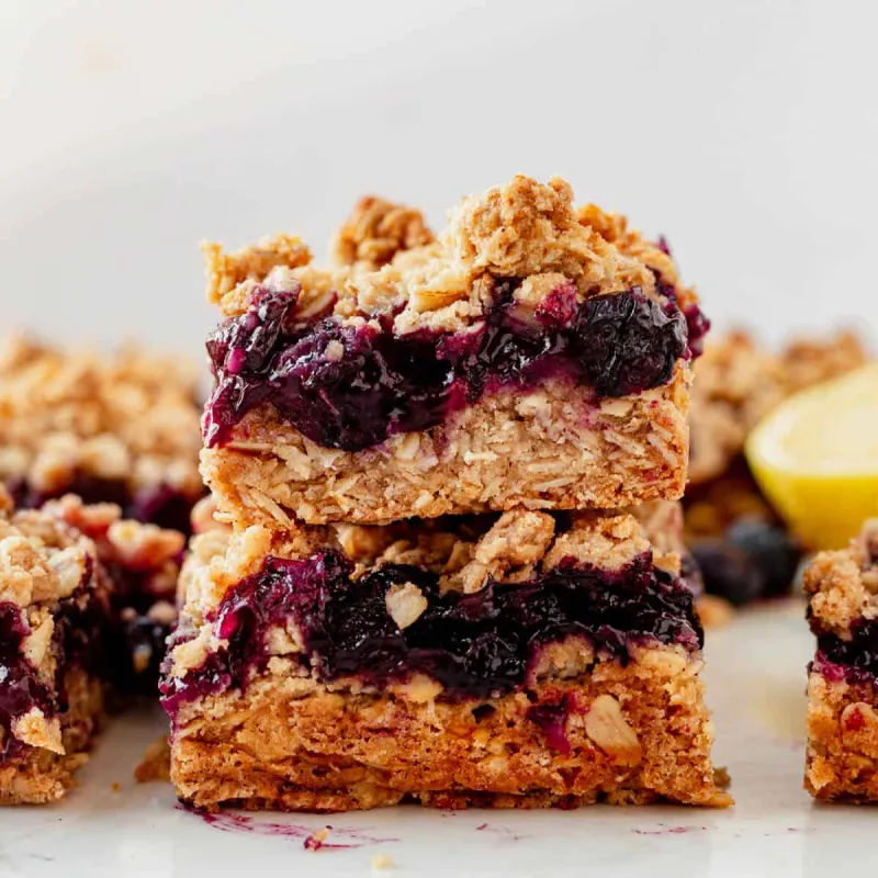 Oatmeal Blueberry Bars