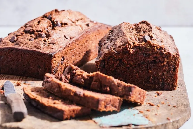 Double Chocolate Chip Zucchini Bread