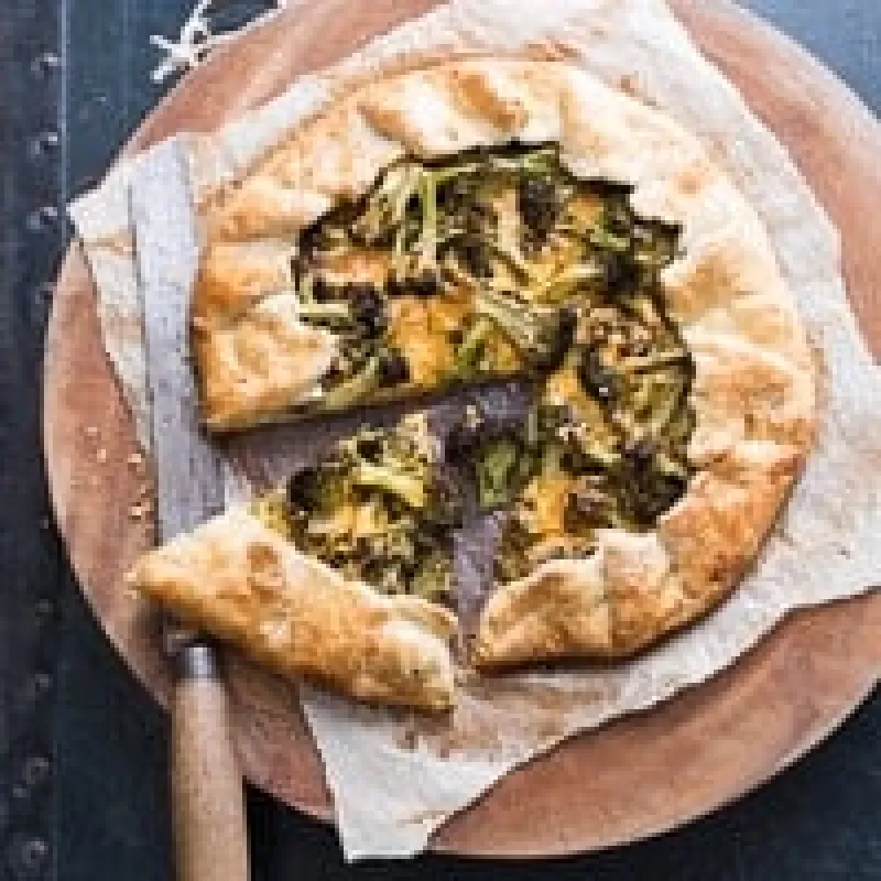 Broccoli & Cheese Galette