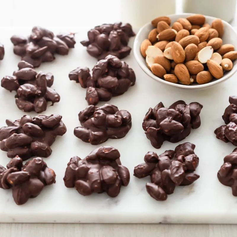 Chocolate Almond Clusters