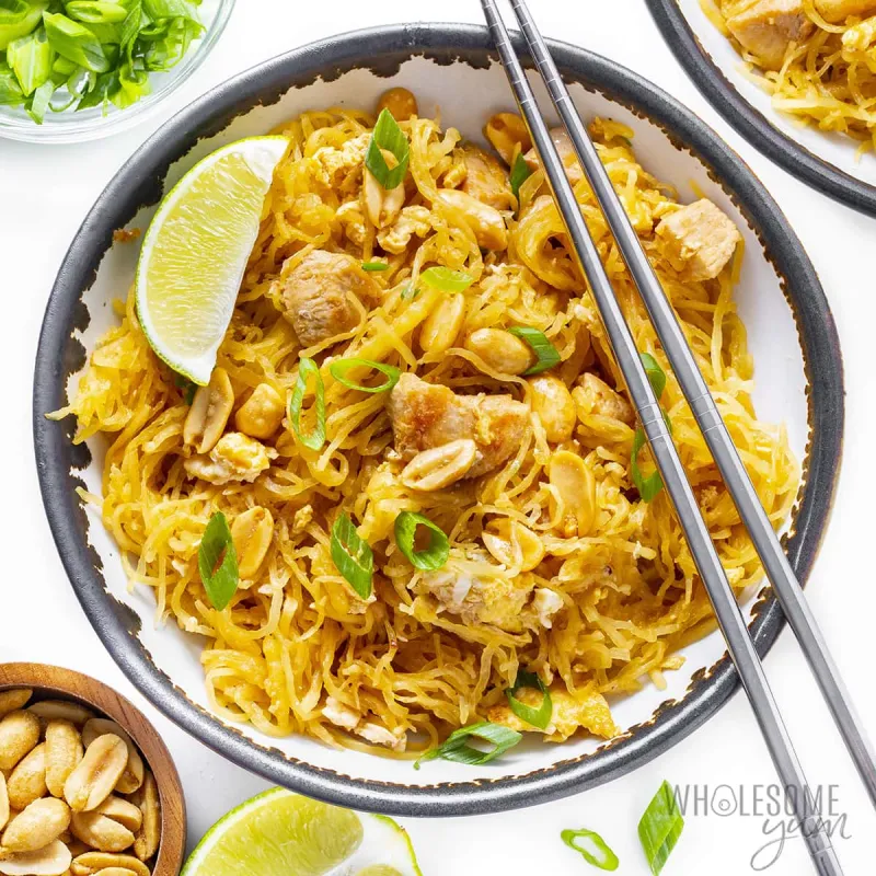 Spaghetti Squash Pad Thai