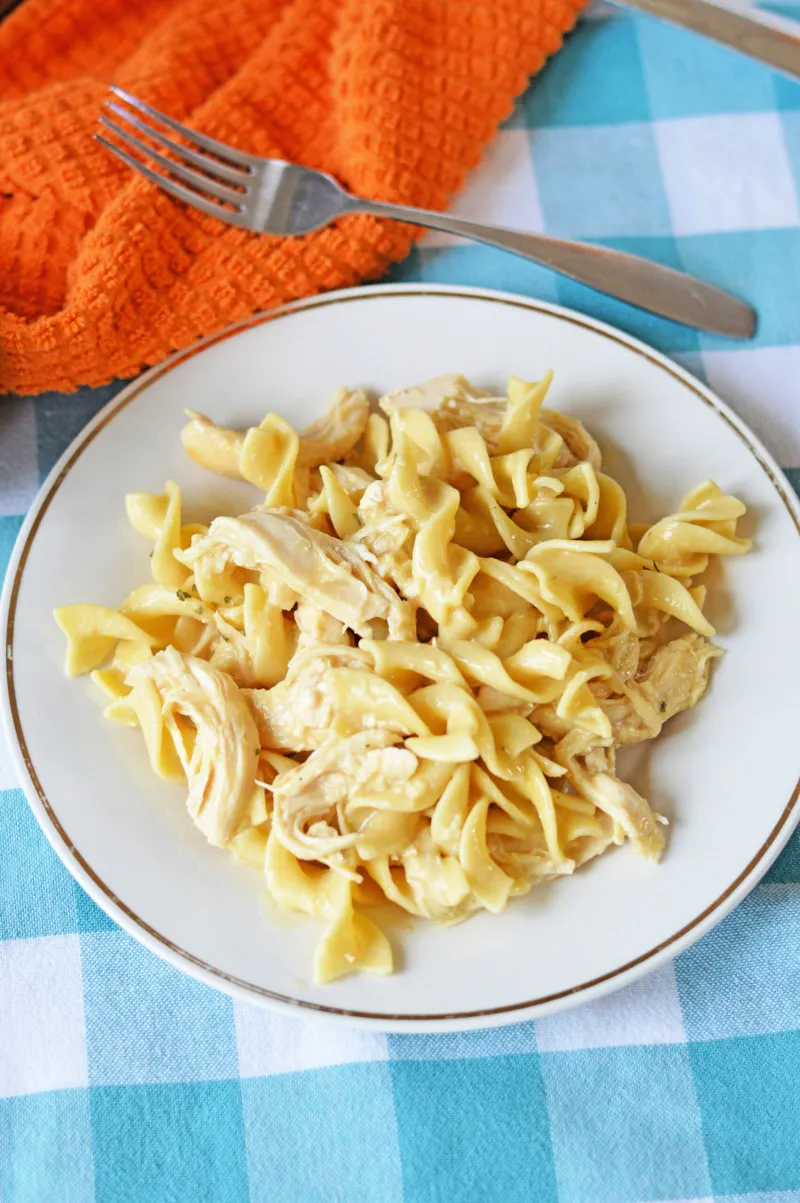 Slow Cooker Chicken & Noodles