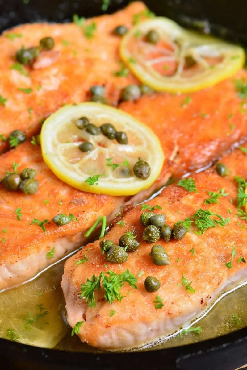 Salmon Piccata