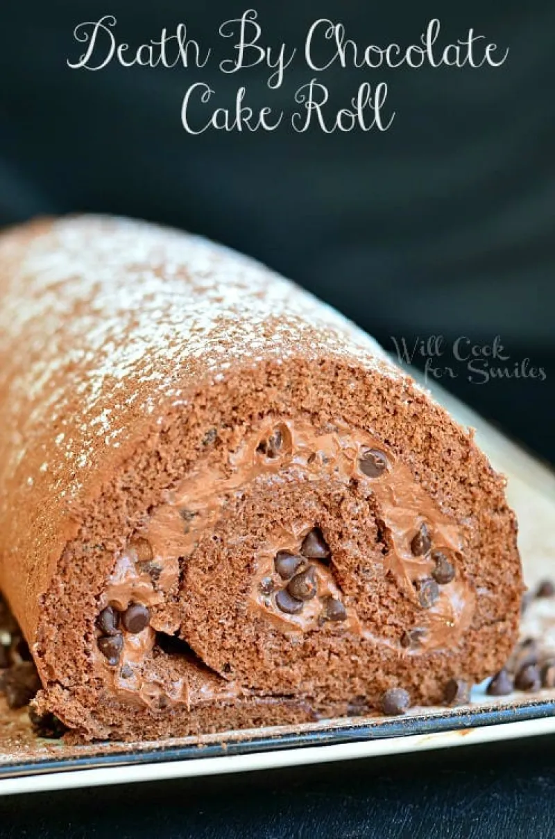 Death By Chocolate Cake Roll