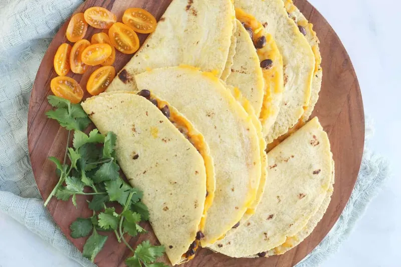 Sheet Pan Black Bean Quesadillas