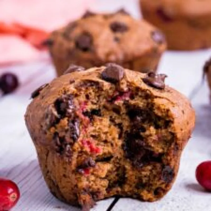 Vegan Cranberry Muffins